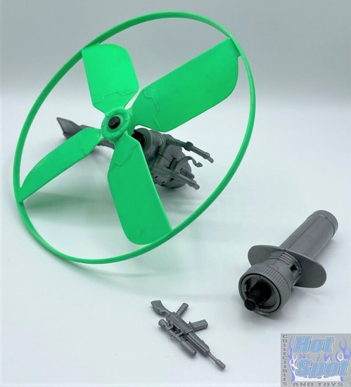 1991 Battle Copter (Green) Parts