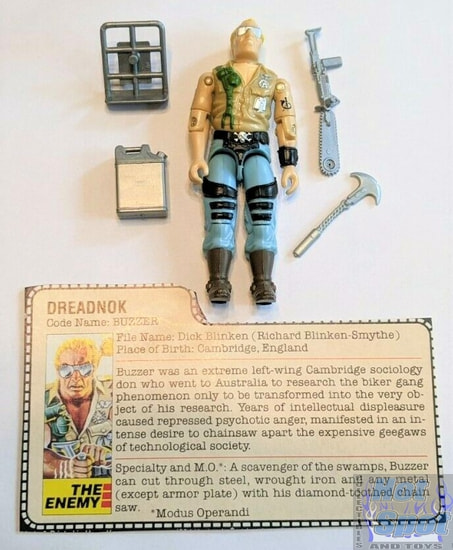 1985 Dreadnok Buzzer Figure