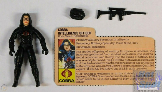 1984 Baroness Weapons and Accessories