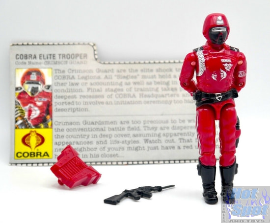 1985 Crimson Guard Figure & Parts