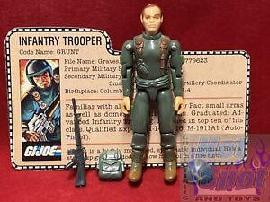 1982 Grunt Straight Arm Figure / Parts