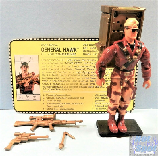 1992 General Hawk Figure & Parts
