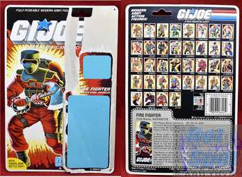 1985 Fire Fighter Card Backer