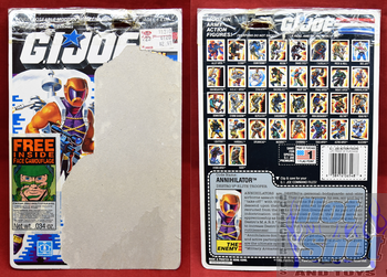1988 Destro Annihilator Card Backer
