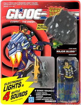 1991 Electronic Super Sonic Fighter Major Bludd Weapons and Accessories