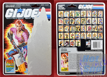 1986 Zarana Card Backer