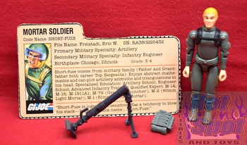 1982 Short Fuze Straight Arm Figure / Parts