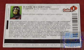 2004 Sand Scorpion File Card