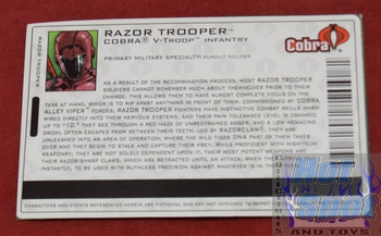 2004 Razor Trooper File Card