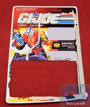 1992 Destro Partial Card Backer