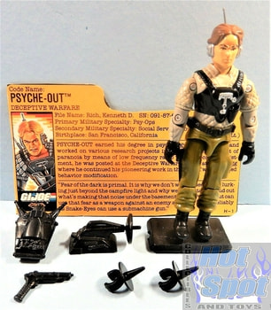 1988 Night Force Psyche-Out Accessories and Weapons