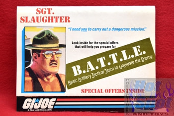 1986 SGT SLAUGHTER Booklet