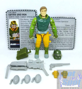 1990 Captain Grid Iron Weapons and Accessories