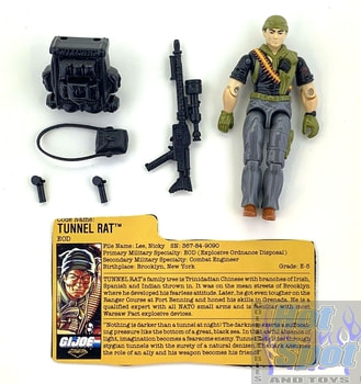 1988 Night Force Tunnel Rat Weapons and Accessories