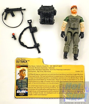 1988 Night Force Outback Weapons and Accessories