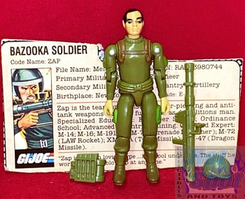 1982 Zap Straight Arm Figure / Parts