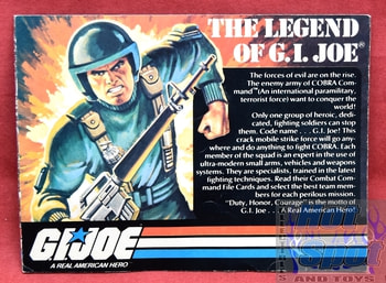 1983 Legend of G.I. Joe Catalog Insert