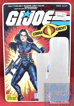 1985 Cobra Intelligence Officer Baroness Card Backer