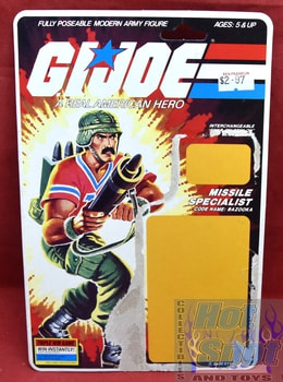 1985 Bazooka Card Backer