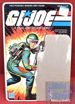 1982 Flash Laser Rifle Trooper Card Backer