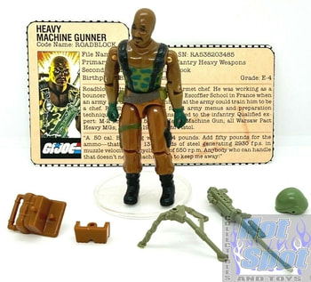 1984 Roadblock Accessories and Weapons