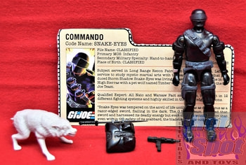 1985 Snake Eyes v2 Figure / Parts