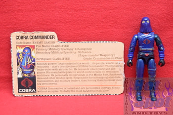 1984 Cobra Commander v2 (Mail Away) Figure