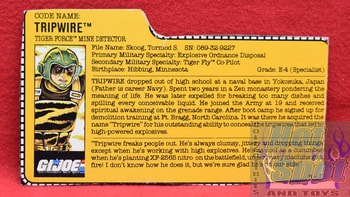 1988 Tripwire Tiger Force File Card