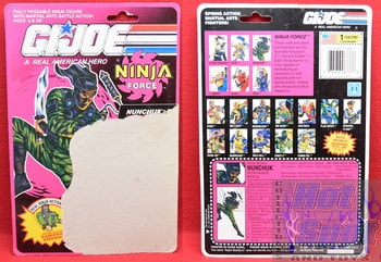 1992 Ninja Force Nunchuk v1 Card Backer