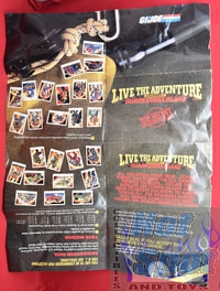 1986 GI Joe Live The Adventure Invade Cobra Island Poster