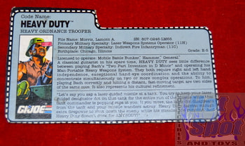 1991 Heavy Duty File Card