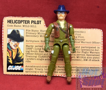 1983 Dragonfly Pilot Wild Bill Figure