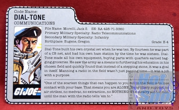 1986 Dial Tone File Card