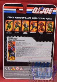 2005 Scrap Iron Hasbro Full Card Back
