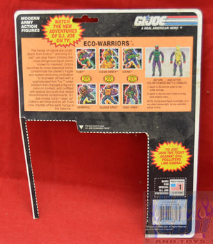 1991 Ozone Eco Warriors Cardback