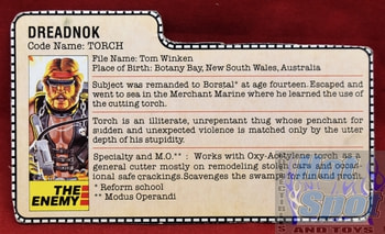 1985 Dreadnok Torch File Card