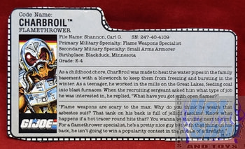 1988 Charbroil Flamethrower File Card