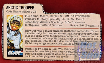 1983 Arctic Trooper Snow Job File Card