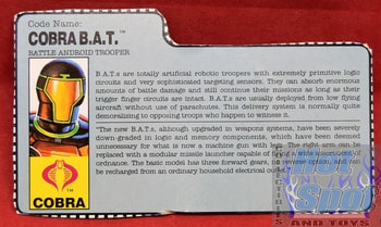 1991 Cobra B.A.T. Android Trooper File Card