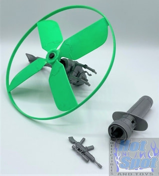 1991 Battle Copter (Green) Parts