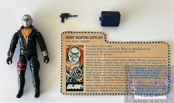 1983 Cobra Destro Weapons and Accessories