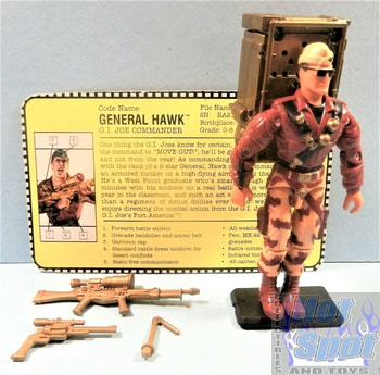 1992 General Hawk Figure & Parts