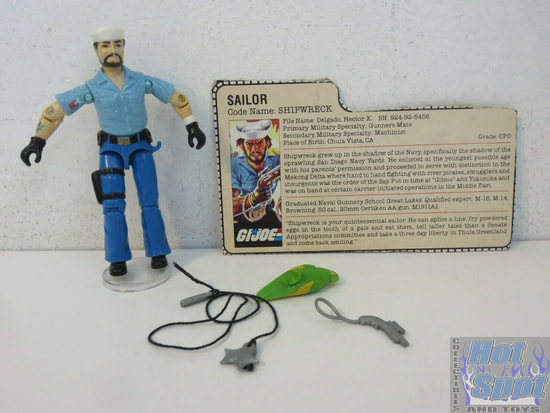 1985 Shipwreck Sailor Weapons and Accessories