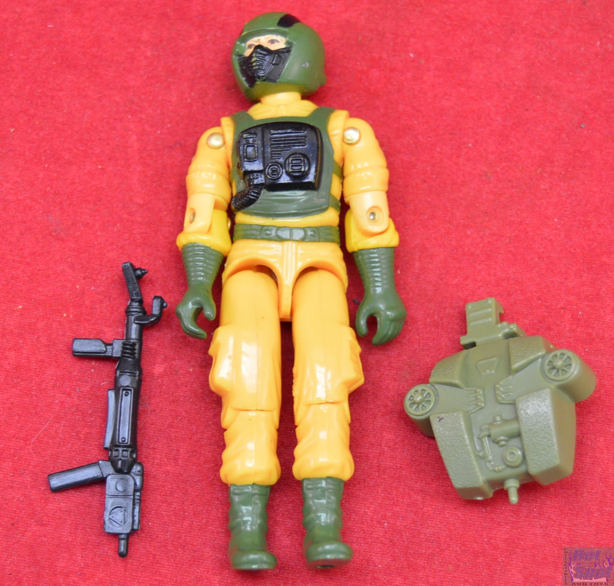 Vintage 1985 Hasbro G.I Joe Airtight rifle accessory 