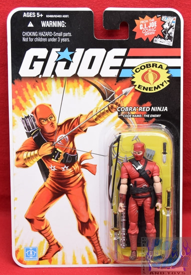 25th Anniversary Cobra Red Ninja The Enemy Figure