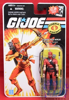 25th Anniversary Cobra Red Ninja The Enemy Figure