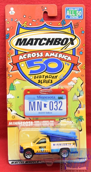 Across America 50th Birthday Series Minnesota Ford F-Series Fire Truck with Raft