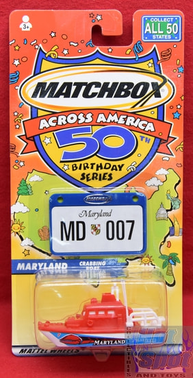 Across America 50th Birthday Series Maryland Crabbing Boat