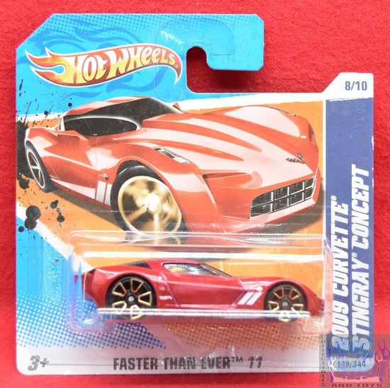 Faster Than Ever 8/10 - 2009 Corvette Stingray Concept 148/244 SHORT CARD