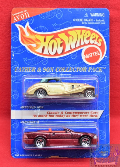 Avon Exclusive Mercedes Father & Son Collector Pack 1995